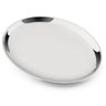 Travessa Oval Rasa Bar e Restaurante de Aço Inox James.f :45 Cm - 2