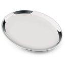 Ver imagem 2 de Travessa Oval Rasa Bar e Restaurante de Aço Inox James.f :45 Cm