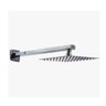 Ducha Chuveiro Inox Quadrado 25x25 Banheiro Cascata Slim - 1