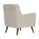 Ver imagem 6 de Poltrona Clássica Toscana Pés Manu Linho Bege Mesclado - Nexta Casa