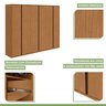 Guarda-roupa Casal Leder 6 Portas 100% MDF - 4
