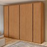 Guarda-roupa Casal Leder 6 Portas 100% MDF - 2