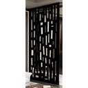 Ver imagem 2 de Painel Vazado Divisória Mdf Mikonos Preto - 0,60x2,60m