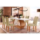 Ver imagem 1 de Mesa Sala Alvorada 180 + 6 Cad Londrina Capuccino Rufato