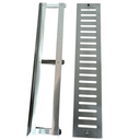 Ver imagem 5 de Grelha Ralo Linear Abre Fecha 10x50 Inox 304 com Suporte ( 10cm x 50cm)