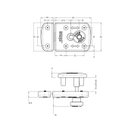 Ver imagem 4 de Fechadura Livre Ocupado Para Trocadores E Banheiros Cor Cinza