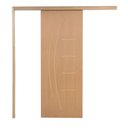 Ver imagem 1 de Porta de Correr P- Verniz Frisada Smille 210x100