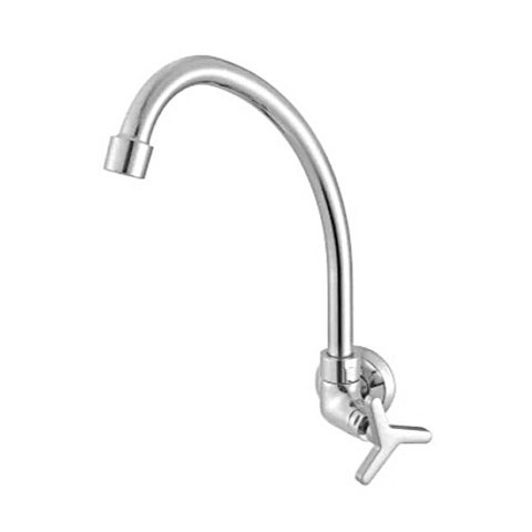 Torneira de Parede Bica Alta 1187 C15 1/4v 27044.3 Cromado Meber