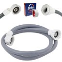 Ver imagem 1 de Mangueira Entrada Água Máquina De Lavar Universal 1,2m Metros Cinza + Fita Veda Rosca | Ledmang