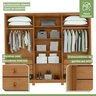 Guarda-roupa Casal Leder 6 Portas com Pés 100% MDF - 5