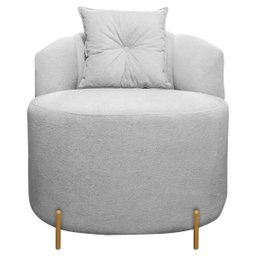 Conjunto para Sala Sofá Namoradeira e Poltrona Grécia Conceito Orgânico Bouclê Cinza Sofa Store - 5 Conjunto para Sala Sofá Namoradeira e Poltrona Grécia Conceito Orgânico Bouclê Cinza Sofa Store - 5