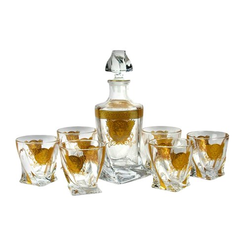 Jogo para Whisky em Cristal - 8 Peças Prime Home Decor 36560