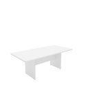 Ver imagem 5 de Conjunto Escritório Mesa Reunião Armário Credenza Escritório Office Netmobil - Branco