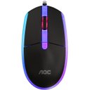 Ver imagem 2 de Mouse Gamer com Fio Usb 2000 Dpi Rgb 4 Botões Ergonômico – Preto