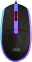 Ver imagem 2 de Mouse Gamer com Fio Usb 2000 Dpi Rgb 4 Botões Ergonômico – Preto