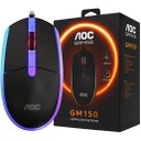 Ver imagem 1 de Mouse Gamer com Fio Usb 2000 Dpi Rgb 4 Botões Ergonômico – Preto