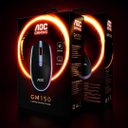 Ver mais imagens de Mouse Gamer com Fio Usb 2000 Dpi Rgb 4 Botões Ergonômico – Preto