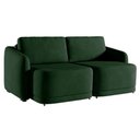 Ver imagem 2 de Sofá Cama Modulado Retrátil e Reclinável Decorativo Varsóvia 216cm Veludo Verde G33 - Gran Belo