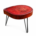 Ver imagem 3 de Mesa de Centro em Madeira Natural –  Bolacha de Madeira