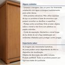 Ver imagem 7 de Guarda-Roupa Casal 3 Portas 6 Gavetas com Pés MDF 274cm Ollie Yescasa Marrom Amêndoa Clean/Off White