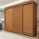 Ver imagem 1 de Guarda-Roupa Casal 3 Portas 6 Gavetas Flex com Pés MDF 274cm Ollie Yescasa