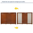 Ver imagem 5 de Guarda Roupa Ollie 3 Portas 6 Gavetas 6 Prateleiras 100% MDF com Pés