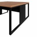 Ver imagem 6 de Plataforma 2 Pessoas 1,70m X 0,70m Pés Metal F5 Office Cor:nogal com Preto