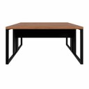 Ver imagem 4 de Plataforma 2 Pessoas 1,70m X 0,70m Pés Metal F5 Office Cor:nogal com Preto