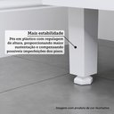 Ver imagem 5 de Balcão de Pia sem Tampo 120cm 3 Portas e 2 Gavetas Dora Luci Branco/branco Supremo