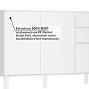 Ver imagem 7 de Balcão de Pia sem Tampo 120cm 3 Portas e 2 Gavetas Dora Luci Branco/branco Supremo