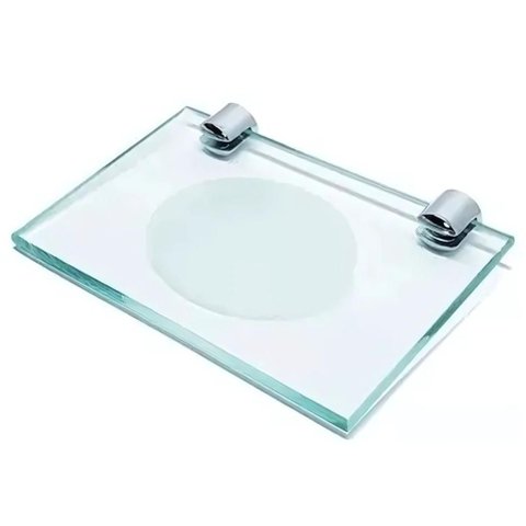 Saboneteira Inox Parede Saboneteira de Vidro