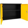 Armário Superior Multiuso Modular Vonder Aéreo Capacidade 15kg Aço Carbono Preto e Amarelo - 5