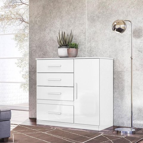 Cômoda Sapateira Infantil Ambiente Vênus Branco Flex - Moval