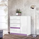 Ver imagem 4 de Cômoda Sapateira Infantil Ambiente Vênus Branco Flex - Moval