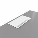 Ver mais imagens de Plataforma Trabalho Individual com Caixa de Tomadas 135cm Industrial Executive Cinza Sagrado e Branco