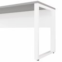 Ver imagem 7 de Plataforma Trabalho Individual com Caixa de Tomadas 135cm Industrial Executive Cinza Sagrado e Branco