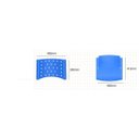 Ver imagem 4 de Kit 02 Cadeiras Longarinas Plásticas 03 Lugares - Cor Azul - Realplast - 23009