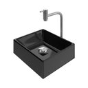 Ver imagem 1 de Kit Cuba Tulipa Sobrepor com Torneira Inox e Valvula Click Preto