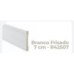 Rodape Slim Branco Frisado 7cm R42507 - Br - 1