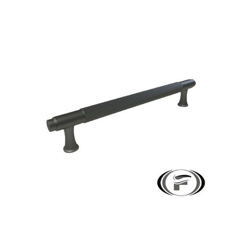 Puxador Sobrepor Zigrinato Il 1570 Grafite Italy Line 128mm Grafite