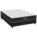 Ver imagem 1 de Cama Box Casal: Colchão Espuma D45 Orthoflex Bari + Base CRC Suede Gray(138x188)