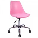 Ver imagem 1 de Cadeira para Escritório Eames Chicago Rosa - Fratini