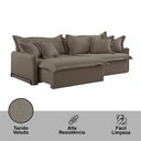 Ver imagem 5 de Sofá Cama Leona Retrátil e Reclinável 190 Cm Braço 15 Cm Meu Sofá Online
