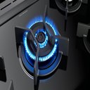 Ver imagem 4 de Fogão de Piso Fischer 5 Bocas Tc Gran Chef com Grill Preto e Inox - 127 Volts