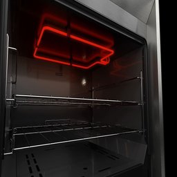Fogão de Piso Fischer 5 Bocas Tc Gran Chef com Grill Preto e Inox - 127 Volts - 5
