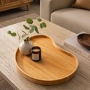 Ver imagem 2 de Bandeja Cinamomo Orgânica Decorativa Sala Cozinha Escritório