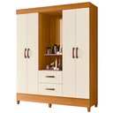 Ver imagem 2 de Guarda-Roupa Palumóveis Mobi com Espelho 4 Portas e 2 Gavetas Palumóveis