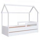 Ver imagem 2 de Cama Infantil Montessoriana com Cama Auxiliar sem Colchao Infanto Branco - Completa Móveis