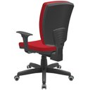 Ver mais imagens de Kit 02 Cadeiras Escritório Diretor Office Giratória Preto Alta Flexi P03 Poliéster Vermelho - 