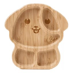 Prato Infantil Bambu com Ventosa Panda Petit Piá - 1